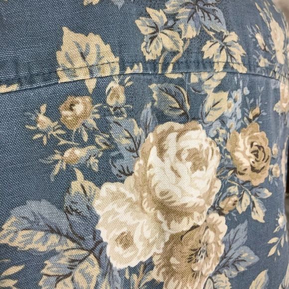 Vintage 90’s Coldwater Creek Light Floral Denim Jacket - Picture 8 of 11